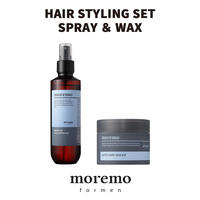 moremo for men　スタイリングセット[スプレー＋ワックス ]